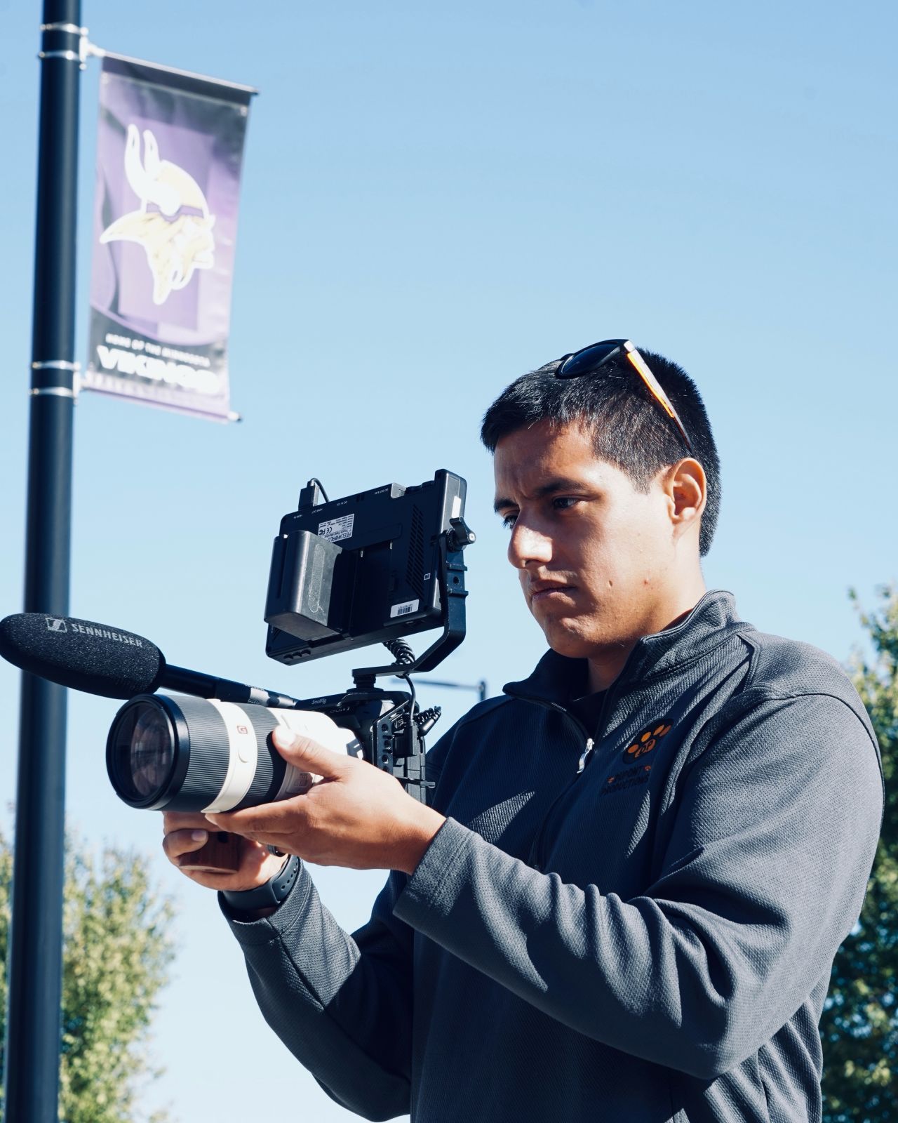 Will Dupont on location at Viking Lakes