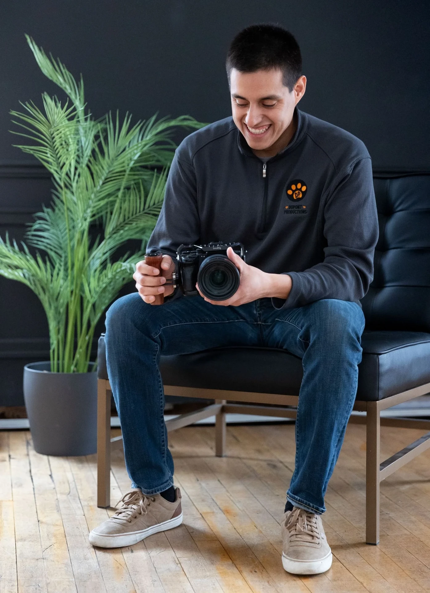 Will Dupont with his camera